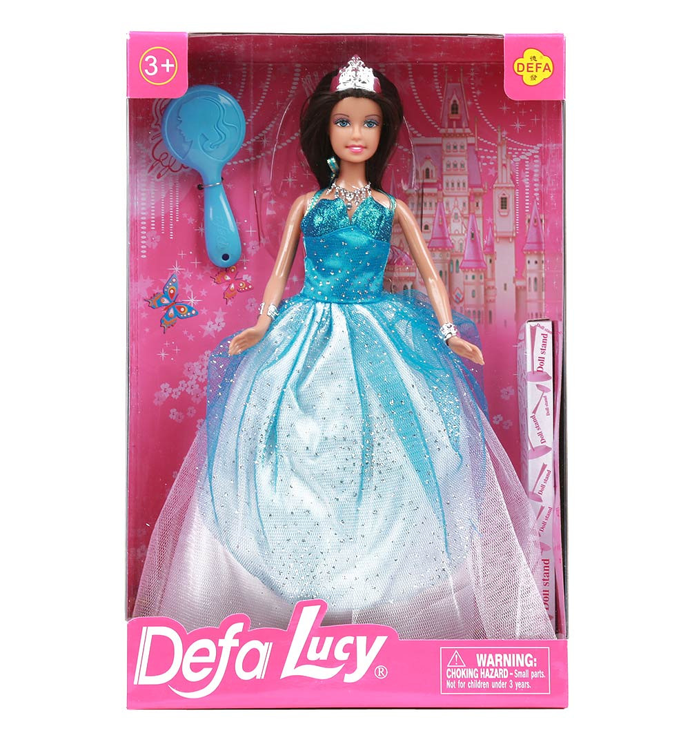 Кукла - Принцесса - Lucy в пышном платье, с подставкой и расческой  